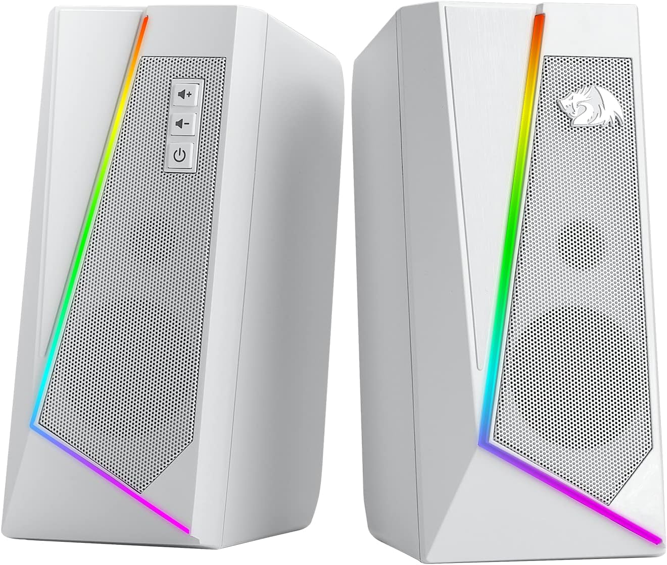 Redragon ANVIL GS520 RGB Desktop Speakers - White Redragon ANVIL GS520 RGB Desktop Speakers - White